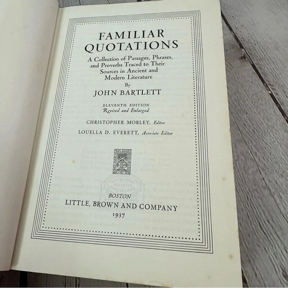 Vintage 1937 familiar quotes book - Picture 7 of 9